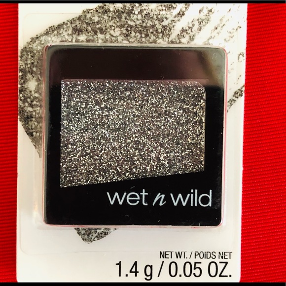 WETnWILD Coloricon Glitter Eye Shadow Brass Gold Spiked Silver Burgundy Lot of 3 - Picture 5 of 11